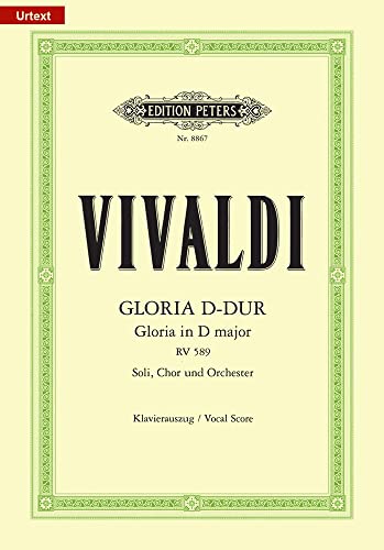 Imagen de archivo de Gloria in D RV 589 (Vocal Score) a la venta por Blackwell's