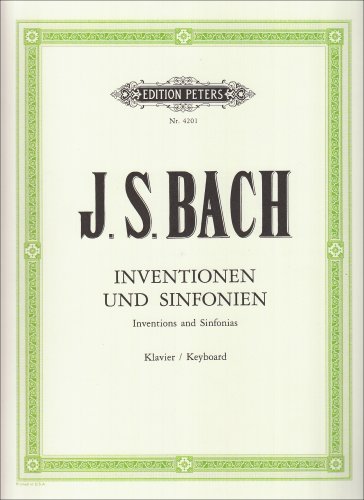 Beispielbild fr Inventions and Sinfonias BWV 772-801 for Piano zum Verkauf von Blackwell's