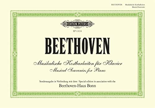 9790014136048: Musical Souvenirs for Piano -- Original Works and Arrangements: Special Edition in Association with the Beethoven-Haus Bonn (Edition Peters)