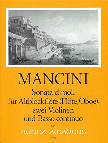 9790015088605: MANCINI F. - Sonata n 6 en Re menor para Flauta de Pico Alto, 2 Violines y BC (Partitura/Partes)