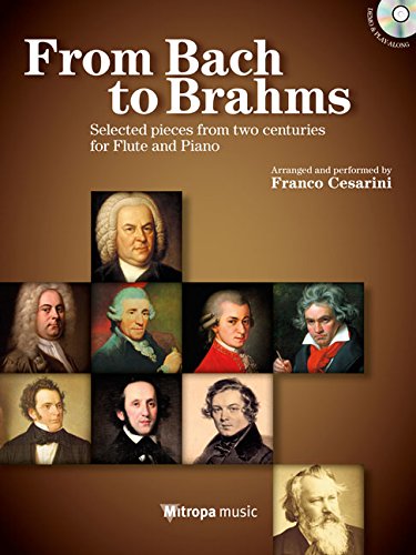 9790035226384: FROM BACH TO BRAHMS FLUTE TRAVERSIERE +CD