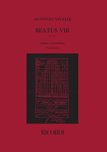 Imagen de archivo de Beatus Vir. Salmo 111, Rv 597 Chant a la venta por Wonder Book