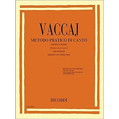 9790041828909: VACCAI - Metodo Practico (Soprano/Tenor) para Canto y Piano (Inc.CD) (Battaglia)