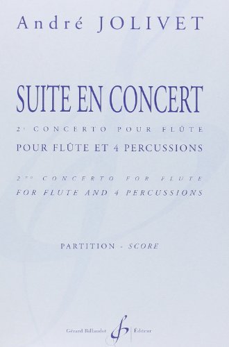 9790043010944: Suite en Concert 2e Concerto pour Flte et Percussion Partition