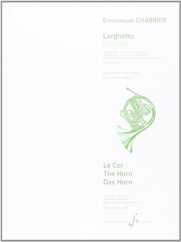 Stock image for LARGHETTO for sale by Livre et Partition en Stock