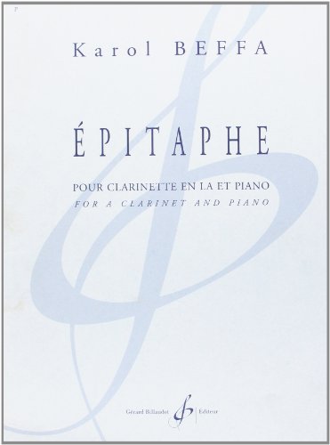 Imagen de archivo de EPITAPHE a la venta por Livre et Partition en Stock