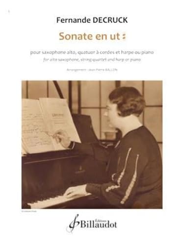 9790043103875: Sonate en ut # (saxophone, quatuor a corde et piano ou harpe)