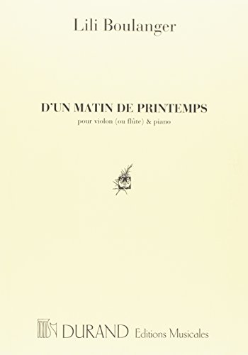 Beispielbild fr D'un Matin de Printemps zum Verkauf von CONTINUO Noten-Buch-Versand