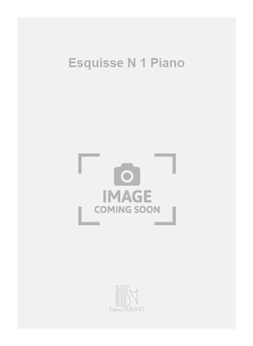 Stock image for Esquisse N 1 Piano for sale by Livre et Partition en Stock