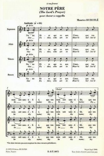 durufle notre pere