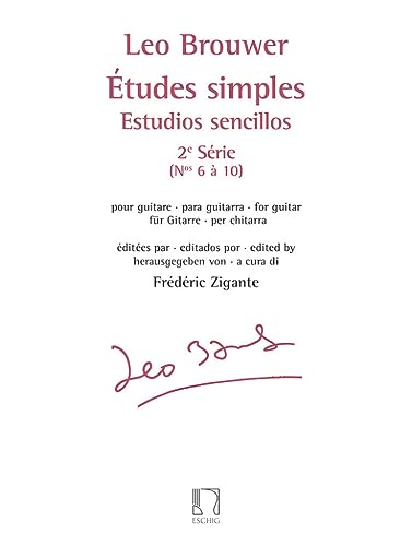 9790044093816: Etudes simples - estudios sencillos (serie 2) - numero 6 a 10 - nouvelle edition