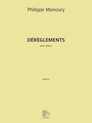 Beispielbild fr Drglements pour piano zum Verkauf von medimops