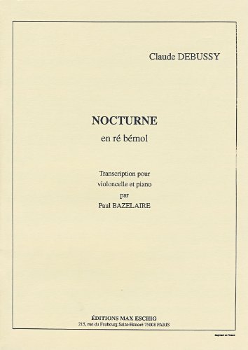 Stock image for Nocturne en r bmolpour violoncelle et piano for sale by AHA-BUCH GmbH