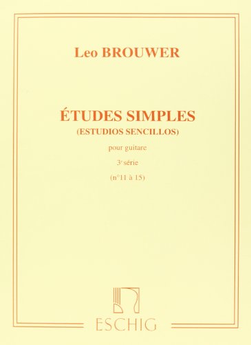 9790045037512: ETUDES SIMPLES (ESTUDIOS SENCILLOS) SERIE 3 GUITARE (French Edition)