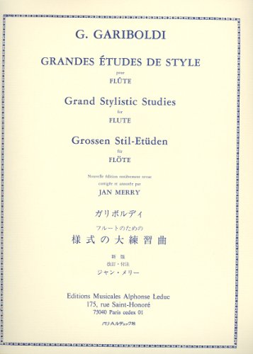 9790046053184: Giuseppe gariboldi: grandes etudes de style op.134 (flute solo)