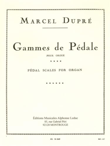 9790046168499: Marcel Dupre: Gammes de Pedale (Organ)