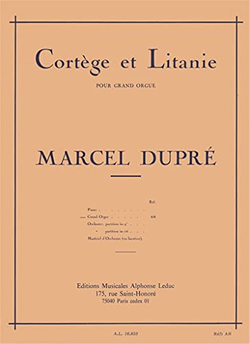 Stock image for Cortege & Litanie Opus 19/2 for sale by Livre et Partition en Stock