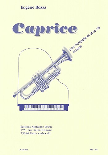 9790046202421: Eugene bozza - capricepour trompette (en ut ou en si bemol) et piano