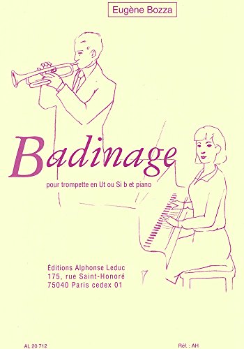 9790046207129: Eugene bozza: badinage (trumpet and piano)