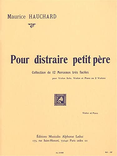 Beispielbild fr Pour distraire petit pre - violon et piano zum Verkauf von medimops
