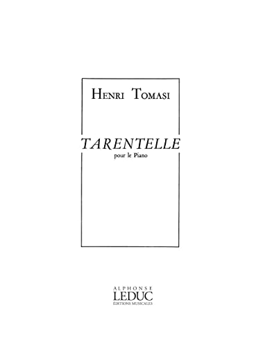 9790046215414: Henri tomasi: tarentelle (piano solo) piano