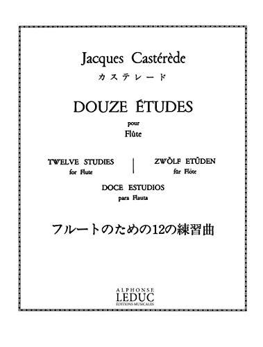 9790046231391: Jacques casterede - douze etudes pour flute