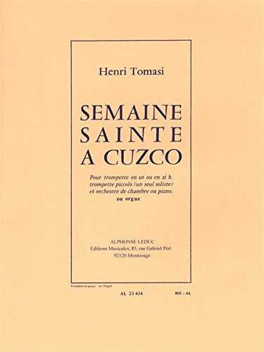9790046234347: Henri tomasi: semaine sainte a cuzco (trumpet/piano) trompette