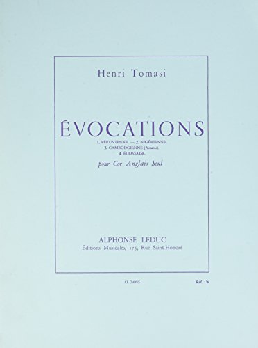 Beispielbild fr Evocations pour Cor Anglais Seul zum Verkauf von Livre et Partition en Stock