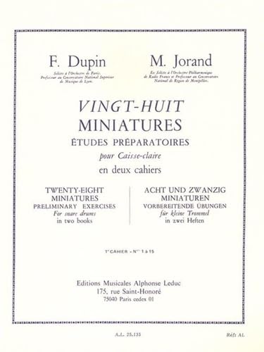 Beispielbild fr 28 Miniatures Pour Caisse Claire - Volume 1 zum Verkauf von RECYCLIVRE