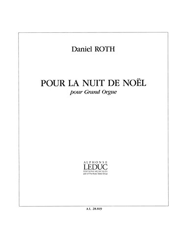 9790046288197: Daniel roth: pour la nuit de noel (organ)