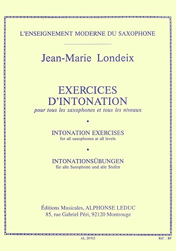 9790046289125: Jean-marie londeix: exercices d'intonation