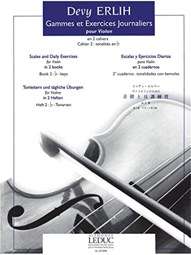 9790046290404: Devy erlih: scales and daily exercises for violin book 2 (violin solo)