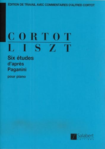 9790048003262: Etudes d'aprs Paganini (6)- Rvision Cortot --- Piano