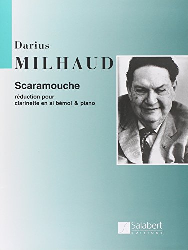 Beispielbild fr MILHAUD - Scaramouche para Clarinete y Piano zum Verkauf von Ammareal