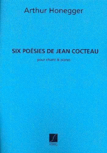 Stock image for 6 Poesies De Jean Cocteau Chant-Piano for sale by Livre et Partition en Stock