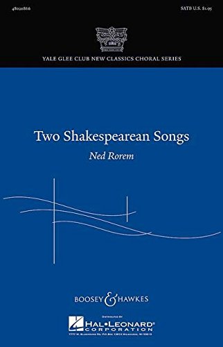 Stock image for Two Shakespearean Songs for sale by Livre et Partition en Stock