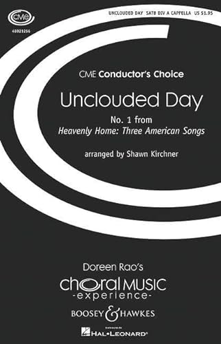 9790051480388: Unclouded day chant: No. 1 from Heavenly Home: Three American Songs. mixed choir (SSAATTBB) a cappella. Partition de chœur.