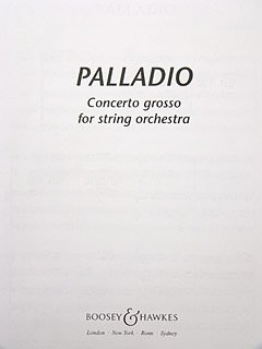 9790051778126: Palladio: String Orchestra. Partition.