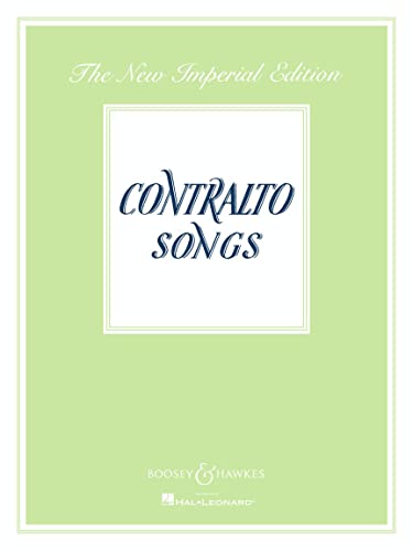 Imagen de archivo de Contralto Songs: The New Imperial Edition a la venta por Better World Books