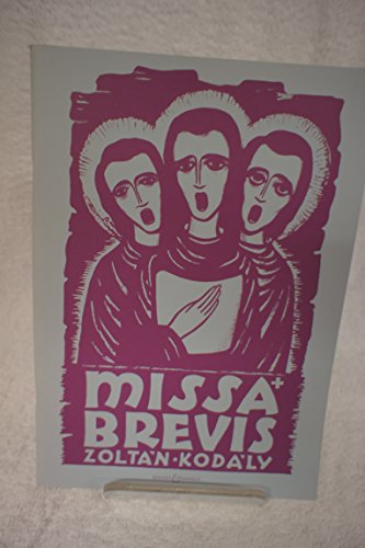 Stock image for Missa Brevis\Extnd Chor: Soli (SATB), gemischter Chor (SATB) und Orchester (Orgel). Orgelauszug. for sale by Reuseabook