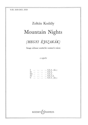 Stock image for Mountain Nights No. 2020 for sale by Livre et Partition en Stock