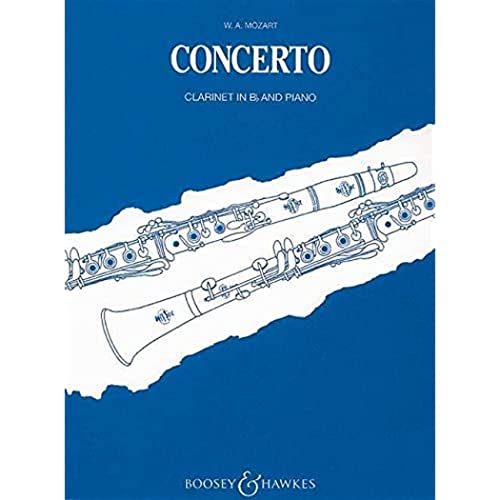 9790060038662: Clarinet Concerto A Major: KV 622. clarinet in Bb and orchestra. Rduction pour piano avec partie soliste.