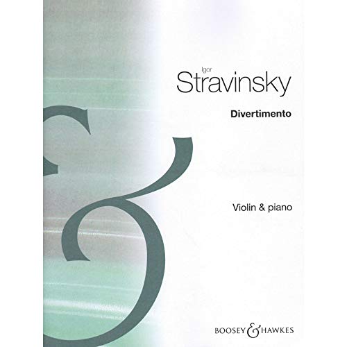 9790060057991: Divertimento: Suite from the ballet "The Fairy's Kiss". violin and piano.