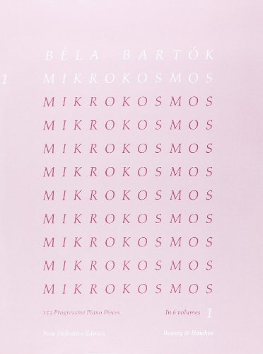 Beispielbild fr Mikrokosmos 1 - Volume 1 : 153 Progressive Piano Pieces. Nos. 1-36 zum Verkauf von medimops