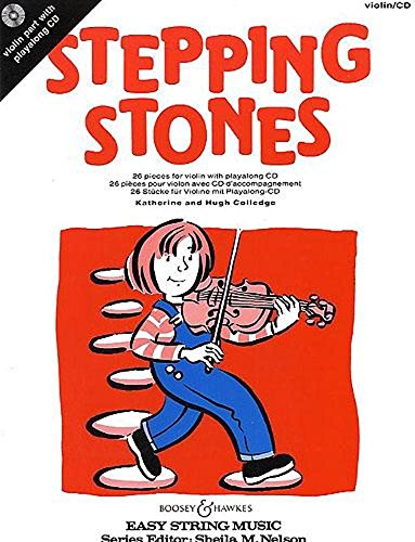 Stock image for Stepping Stones - 26 pieces for beginners - Easy String Music - violin - edition with CD for sale by Brit Books