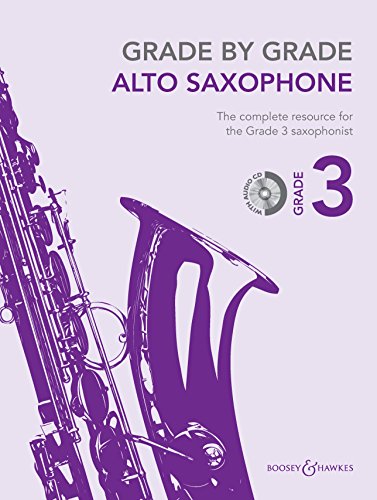 Beispielbild fr Grade by Grade - Alto Saxophone - Grade 3 - edition with CD - (BH 12874) zum Verkauf von Reuseabook