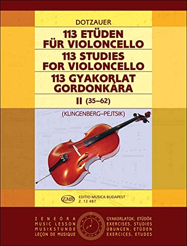 9790080134870: 113 Etden - Volume 2 - Violoncello - Book