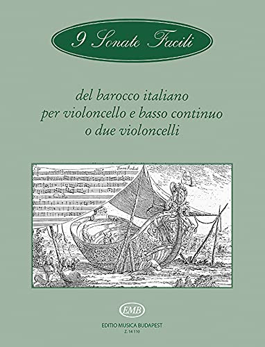 9790080141106: 9 sonate facili del barocco italiano per violoncel violoncelle