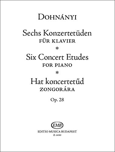 9790080143933: Six Concert Etudes for piano