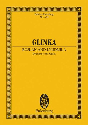 Beispielbild fr Ruslan and Lyudmila - Overture to the Opera - Orchestra - study score - (ETP 639) zum Verkauf von AwesomeBooks